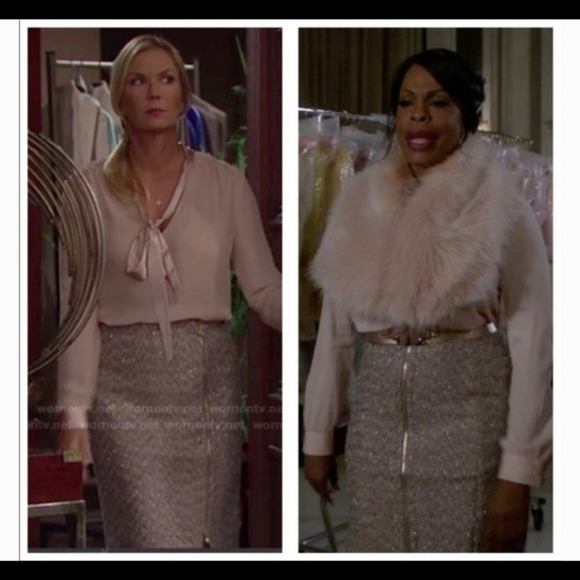 J. Crew tweed pencil skirt with zipper accent - Picture 13 of 16